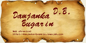 Damjanka Bugarin vizit kartica